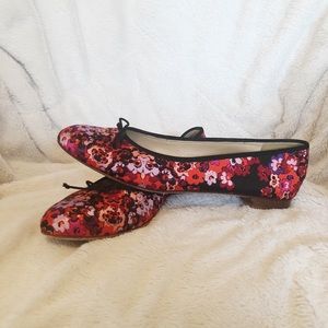 J. Crew Floral Ballet Flats Size 8.5